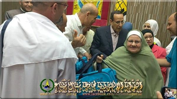 محافظ شمال سيناء يودع 41 حاجًا من الجمعيات الأهلية - 1 - سيناء الإخبارية