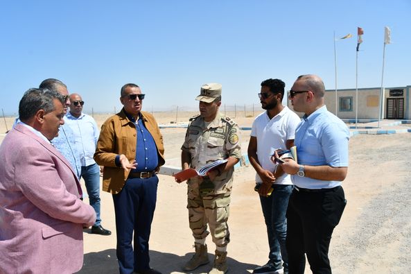 محافظ جنوب سيناء يتفقد عدد من المشروعات الجارية بمدينة أبورديس - 5 - سيناء الإخبارية