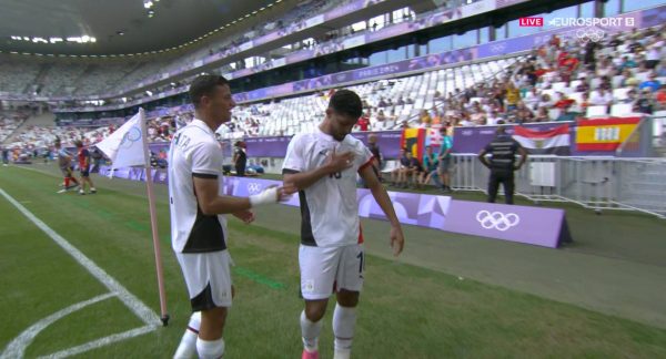 إبراهيم عادل يحرز هدف التقدم لمنتخب مصر الأولمبي في مرمى إسبانيا - 9 - سيناء الإخبارية