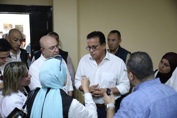 وزير الصحة يتفقد مستشفيات ناصر المركزي والأمراض الصدرية والتأمين الصحي - 5 - سيناء الإخبارية
