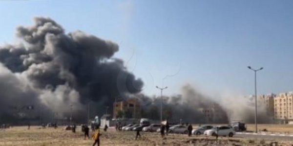 استهداف الحي السعودي غربي مدينة رفح الفلسطينية من غارات الاحتلال - 5 - سيناء الإخبارية
