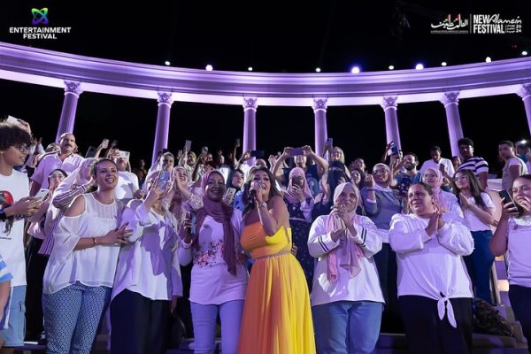 ديانا حداد تعرب عن سعادتها عقب إحياء حفلها بمهرجان العلمين الجديدة - 1 - سيناء الإخبارية