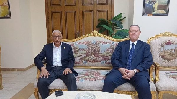 بالصور..محافظ شمال سيناء يستقبل السفير الفلسطيني بالقاهرة دياب اللوح - 3 - سيناء الإخبارية
