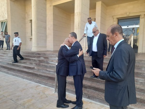 بالصور..محافظ شمال سيناء يستقبل السفير الفلسطيني بالقاهرة دياب اللوح - 1 - سيناء الإخبارية