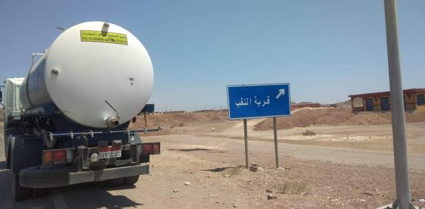 فنطاس مياه بسعة 15 مترًا يصل قرية النقب في جنوب سيناء لتلبية احتياجات الأهالي - 1 - سيناء الإخبارية