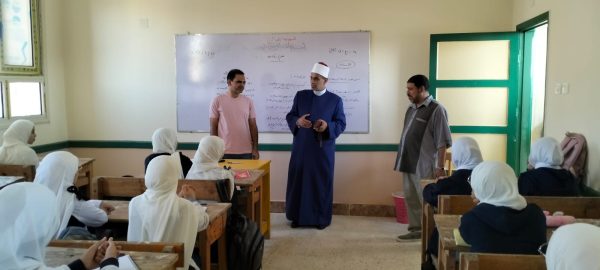 شمال سيناء الأزهرية تستقبل العام الدراسي الجديد والعريف يتفقد مجمع المساعيد التعليمي - 5 - سيناء الإخبارية
