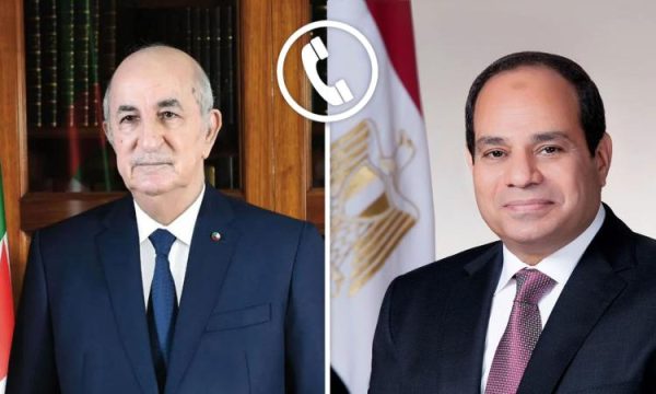 الرئيس السيسى يهنئ الرئيس الجزائري على فوزه بولاية رئاسية جديدة - 15 - سيناء الإخبارية