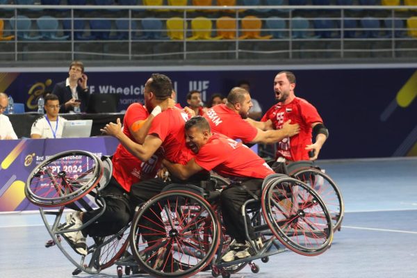 منتخب مصر لكرة اليد للكراسي المتحركة يتأهل لنصف نهائي بطولة العالم بعد الفوز على اليابان 2 /1 - 3 - سيناء الإخبارية