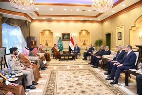 وزير الداخلية يستقبل نظيره السعودي والوفد الأمني المرافق له في زيارة رسمية - 3 - سيناء الإخبارية