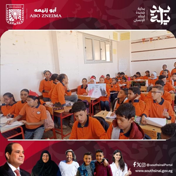 ورشة عمل لتنمية واكتشاف الموهوبين في الرسم بمدرسة بلال بن رباح في أبو زنيمة - 1 - سيناء الإخبارية