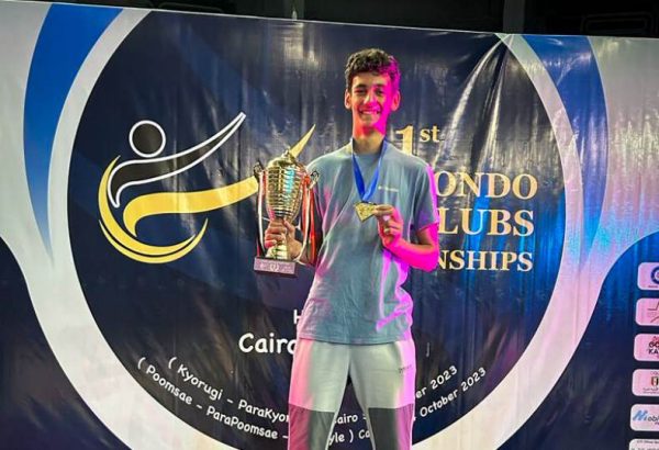 البطل المصري عمر فتحي لاعب التايكوندو يحقق برونزية بطولة العالم للشباب تحت 17 عامًا - 1 - سيناء الإخبارية