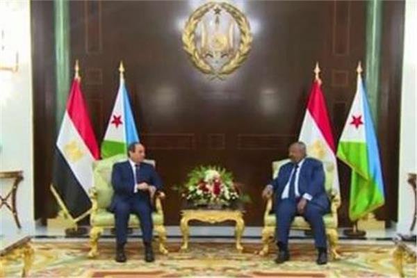 الرئيس السيسي ونظيره الجيبوتي يشددان على الاستمرار في دفع التعاون المشترك وتكثيف وتيرته في مختلف الملفات - 1 - سيناء الإخبارية