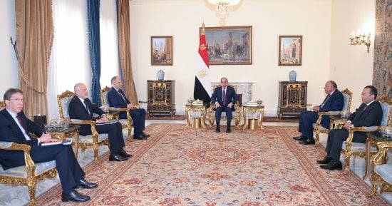 السيسي يؤكد على تأكيد موقف مصر والأردن الثابت بشأن ضرورة تكثيف الجهود للوقف الفوري لإطلاق النار بغزة ولبنان - 1 - سيناء الإخبارية