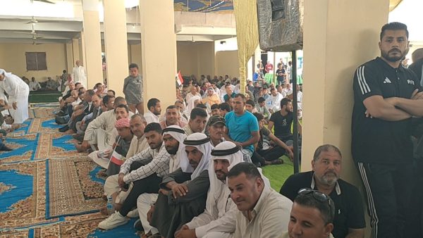 خالد مجاور يؤكد أن روح أكتوبر لم تنتهي، خلال مؤتمر جماهيري بقرية الخربة بمركز بئر العبد - 3 - سيناء الإخبارية
