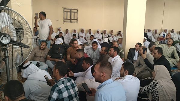 خالد مجاور يؤكد أن روح أكتوبر لم تنتهي، خلال مؤتمر جماهيري بقرية الخربة بمركز بئر العبد - 5 - سيناء الإخبارية