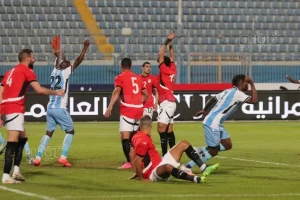 التعادل الإيجابي بهدف لكل منهما.. نهاية أحداث الشوط الأول من مباراة مصر وبوتسوانا - 5 - سيناء الإخبارية