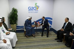 الرئيس عبد الفتاح السيسي يلتقي ولي عهد أبوظبي في ريو دي جانيرو لتعزيز العلاقات الثنائية - 1 - سيناء الإخبارية