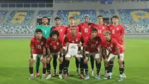 انتهاء الشوط الأول من مباراة منتخب مصر للشباب وليبيا بالتعادل السلبي بين الفريقين - 3 - سيناء الإخبارية