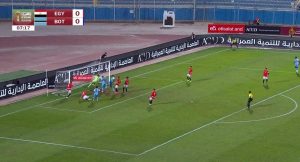 تريزيجيه يسجل هدف التعادل لصالح منتخب مصر أمام بوتسوانا - 1 - سيناء الإخبارية