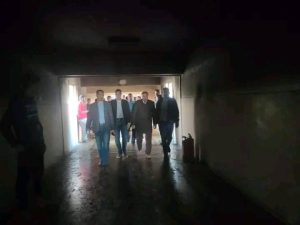 اشتعال حريق في أحد أجنحة المدينة الطلابية لجامعة الأزهر فرع أسيوط - 1 - سيناء الإخبارية