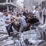 استشهاد فلسطيني وإصابة آخرين في قصف إسرائيلي استهدف بلدة الشوكة شرق رفح - 13 - سيناء الإخبارية
