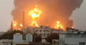 قصف أمريكي بريطاني جديد استهدف محافظة الحديدة غرب اليمن - 1 - سيناء الإخبارية