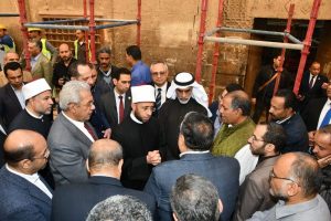 وزير الأوقاف يتفقد أعمال ترميم مسجد عبد الرحمن كتخدا الأثري ويؤكد سرعة الإنجاز - 1 - سيناء الإخبارية