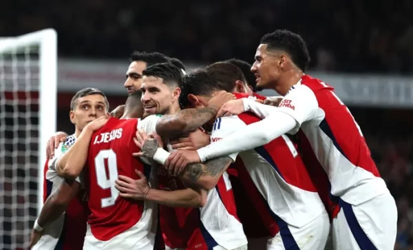 آرسنال يتأهل لنصف نهائي كأس رابطة المحترفين بالفوز على كريستال بالاس بثلاثية جابرييل جيسوس - 1 - سيناء الإخبارية
