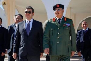 المشير خليفة حفتر يستقبل اللواء حسن رشاد والوفد المرافق له ببنغازي - 5 - سيناء الإخبارية