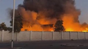 اندلاع حرائق في مباني مقرات أمنية في دمشق نتيجة قصف إسرائيلي - 3 - سيناء الإخبارية