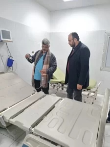 زيارة مفاجئة لمستشفى الشيخ زويد المركزي ووحدة الشلاق الصحية بشمال سيناء - 1 - سيناء الإخبارية