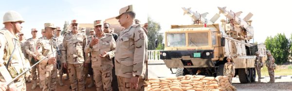 القائد العام للقوات المسلحة يشدد على أهمية التدريب المستمر خلال زيارته لقوات الدفاع الجوي - 1 - سيناء الإخبارية