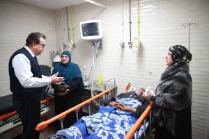 وزير الصحة يتفقد مستشفى شبرامنت المركزي ويوجه بسرعة نقل مريض للرعاية المركزة - 1 - سيناء الإخبارية
