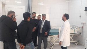 وكيل صحة شمال سيناء يتفقد جداول ونوبتجيات الفريق الطبي المتواجد بمستشفى الشيخ زويد المركزي - 1 - سيناء الإخبارية