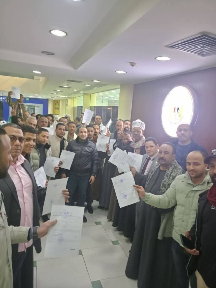 استمرار أعمال جمع توكيلات تأسيس حزب الجبهة الوطنية في محافظة القليوبية - 1 - سيناء الإخبارية