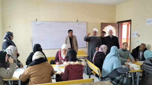 مدير منطقة شمال سيناء الأزهرية يتفقد أعمال تصحيح الشهادة الابتدائية بمعهد بنين العريش - 3 - سيناء الإخبارية