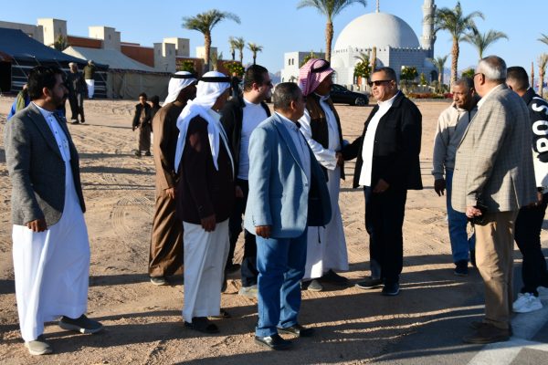 محافظ جنوب سيناء يتفقد الاستعدادات النهائية لاستضافة المهرجان العربي للهجن والتراث - 1 - سيناء الإخبارية