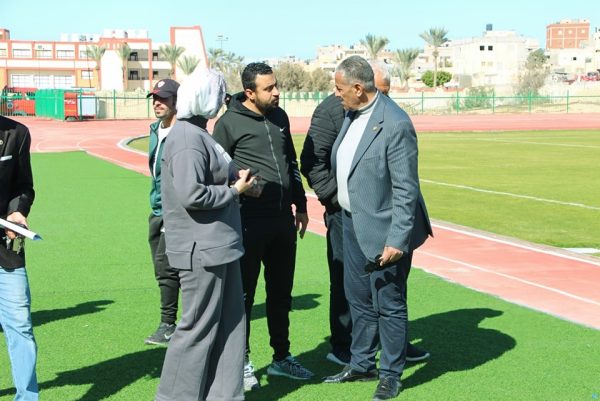 كيل وزارة الشباب والرياضة بشمال سيناء يتفقد ملعب استاد العريش استعدادًا لمباراة النصر وبئر العبد - 5 - سيناء الإخبارية