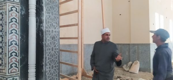 مدير أوقاف جنوب سيناء يتفقد أعمال تجديد مسجد شهداء الروضة في طور سيناء - 9 - سيناء الإخبارية
