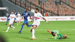 الزمالك ينجح في تحقيق الفوز على بلاك بولز بثلاثة أهداف مقابل هدف - 1 - سيناء الإخبارية