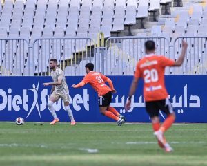 انتهاء الشوط الأول من مباراة الأهلي وفاركو بالتعادل الإيجابي بهدف لكل فريق - 1 - سيناء الإخبارية