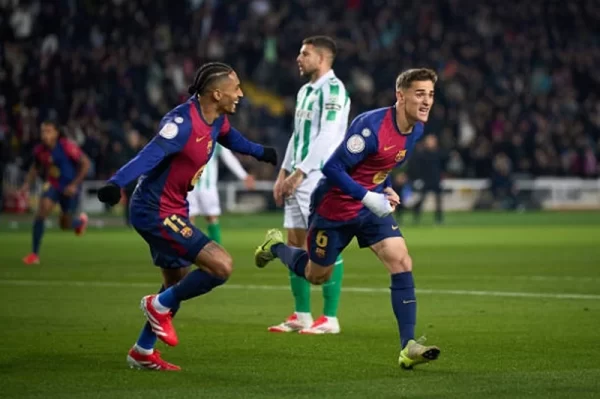 برشلونة يكتسح ريال بيتيس 5-1 ويتأهل لدور الثمانية في كأس ملك إسبانيا - 1 - سيناء الإخبارية
