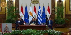 بعدد من المجالات..الرئيس السيسي يشهد توقيع 7 مذكرات تفاهم بين مصر وقبرص واليونان - 1 - سيناء الإخبارية