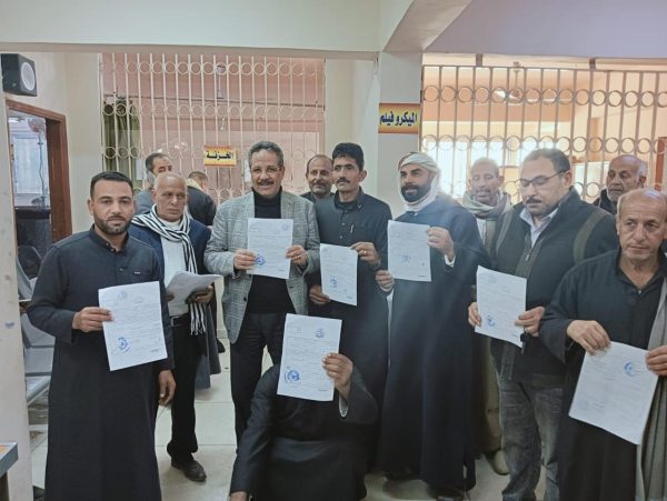 إقبال أهالي محافظة البحيرة على تسجيل التوكيلات لحزب الجبهة الوطنية - 1 - سيناء الإخبارية
