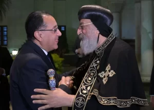 رئيس مجلس الوزراء بالكاتدرائية لتهنئة البابا تواضروس الثانى بعيد الميلاد المجيد - 5 - سيناء الإخبارية