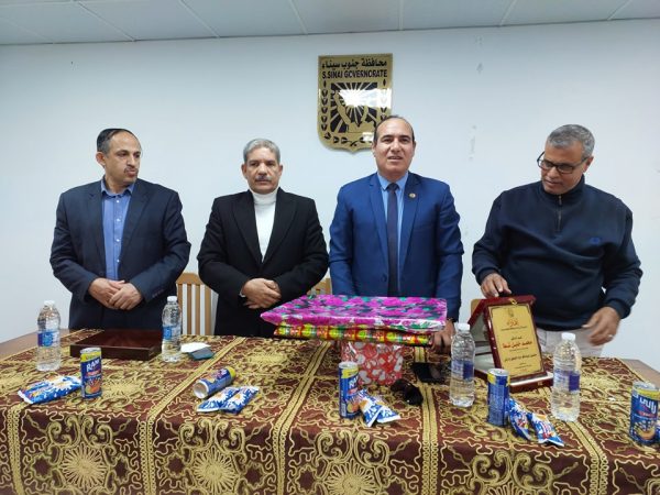 زراعة جنوب سيناء تحتفل بتوديع الدكتور محمد شطا واستقبال المهندس سعد عامر - 1 - سيناء الإخبارية
