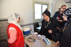 عبلة الألفي تشيد بأداء العاملين بنادي المرأة في وحدة نزلة حنا ببني سويف - 1 - سيناء الإخبارية
