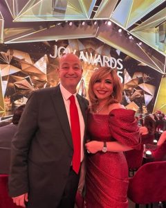لميس الحديدي تشارك متابعيها بصور من كواليس حفل Joy Awards - 15 - سيناء الإخبارية