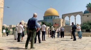 مستوطنون إسرائيليون يقتحموا باحات المسجد الأقصى المبارك بالقدس الشرقية المحتلة - 1 - سيناء الإخبارية
