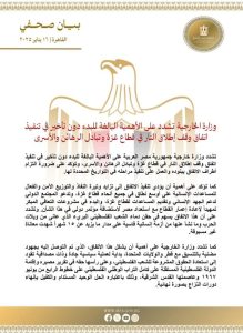 مصر تشدد على ضرورة التزام أطراف الاتفاق ببنوده والعمل على تنفيذ مراحله في التواريخ المحددة لها - 3 - سيناء الإخبارية
